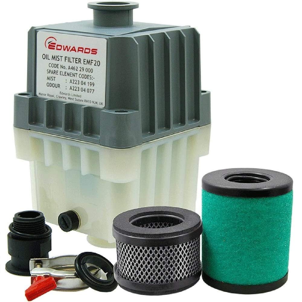 E2M18 Vacuum E1M18 Edwards EMF20 Oil Mist Exhaust Filter for RV12 KF25