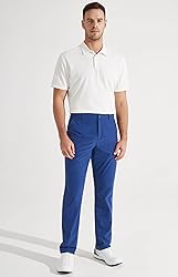 Libin Men's Dress Pants 32" Comfy Business Casual