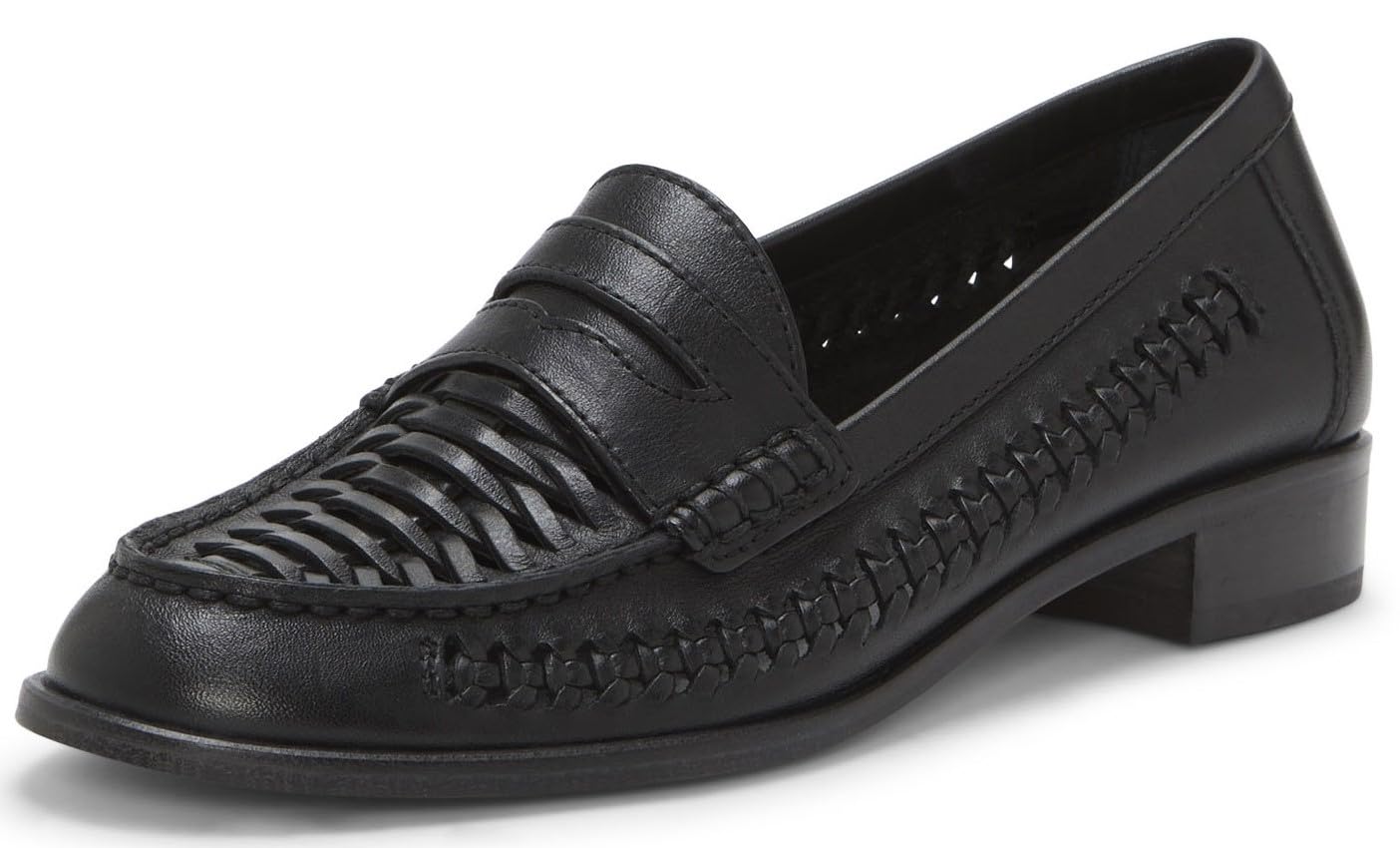 Vince Camuto Women's Calie Loafer Flat, Black, 5.5