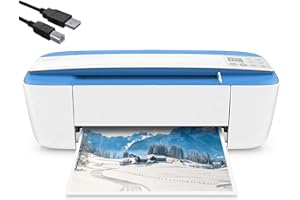 FOIARE for HP Deskjet 3755 All-in-One Printer, Used-Like New Printer (Cartridge not Included) White/Blue apperance