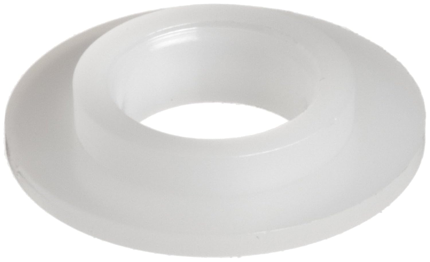 Nylon 6/6 Shoulder Washer, 10 Hole Size, 0.2010" ID, 0.0500" Length