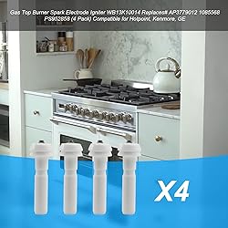 4 Pack Premium Gas Range Oven Spark Electrode