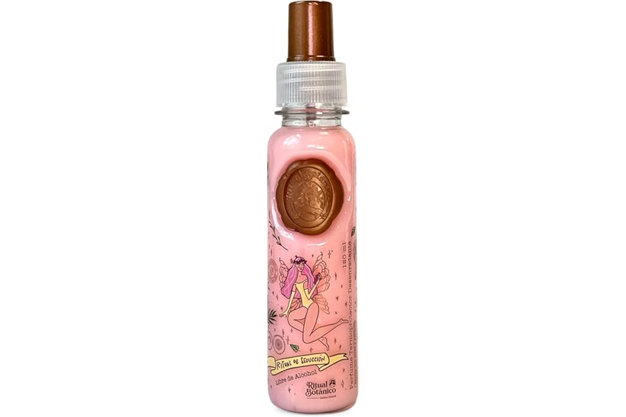 Ritual Botanico Perfume Termoprotector para Cabello, Sin Alcohol, Antifrizz, Desenredante, Proteccion solar, Con Feromonas, Aroma Seductor Frutal y Floral, Todo Tipo de Cabello 120ml, Pink