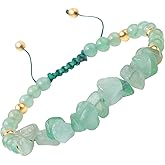 WGXIA Turquoise Bracelets for Women Energy Healing Crystal Bracelet Resizable Protection Bracelet for Women Men Gemstone Jewelry Present Natural Stone Bracelet