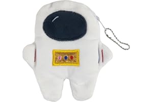 BRTOO Cute Coin Purse Plush Animal Coin Pouch Small Funny Kawaii Change Purses with Zipper Mini Cute Wallet Shark Bag for Women & Girl (Spaceman)