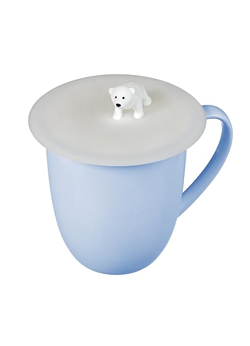 Silikon Motiv Deckel Winter Eisbär, 10,5 cm, weiß, bis 250° C hitzebeständig - Silikondeckel von Original Gerti Gundel