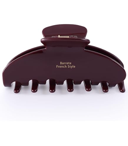 Amazon.com: RPZL Acetate Big Hair Clip - Cherry Red Claw  display picture 3