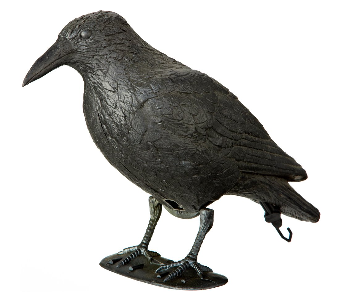 Dehner Decorative Raven Approx. 38 x 22.5 x 13.5 cm Plastic