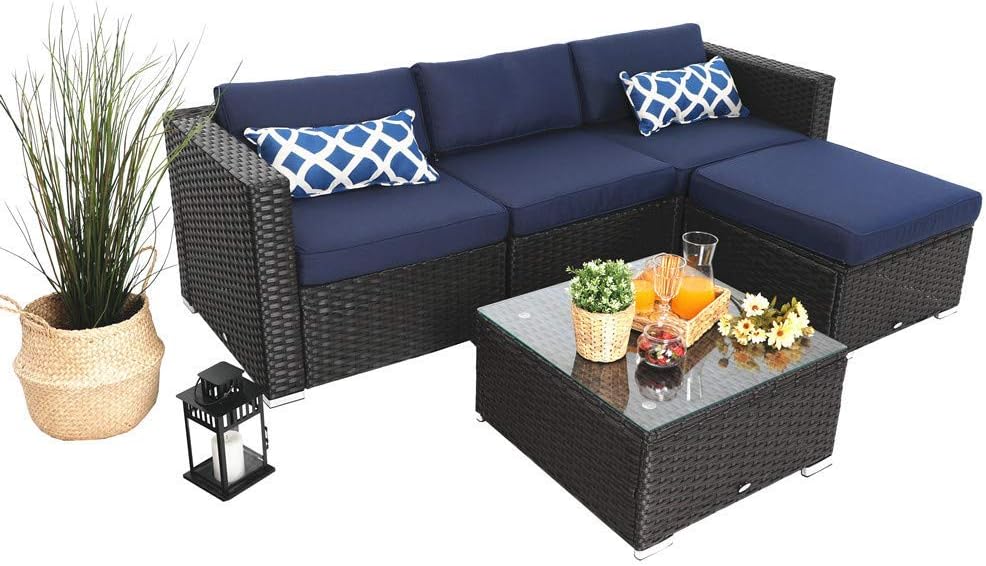Best navy blue patio furniture sets clearance