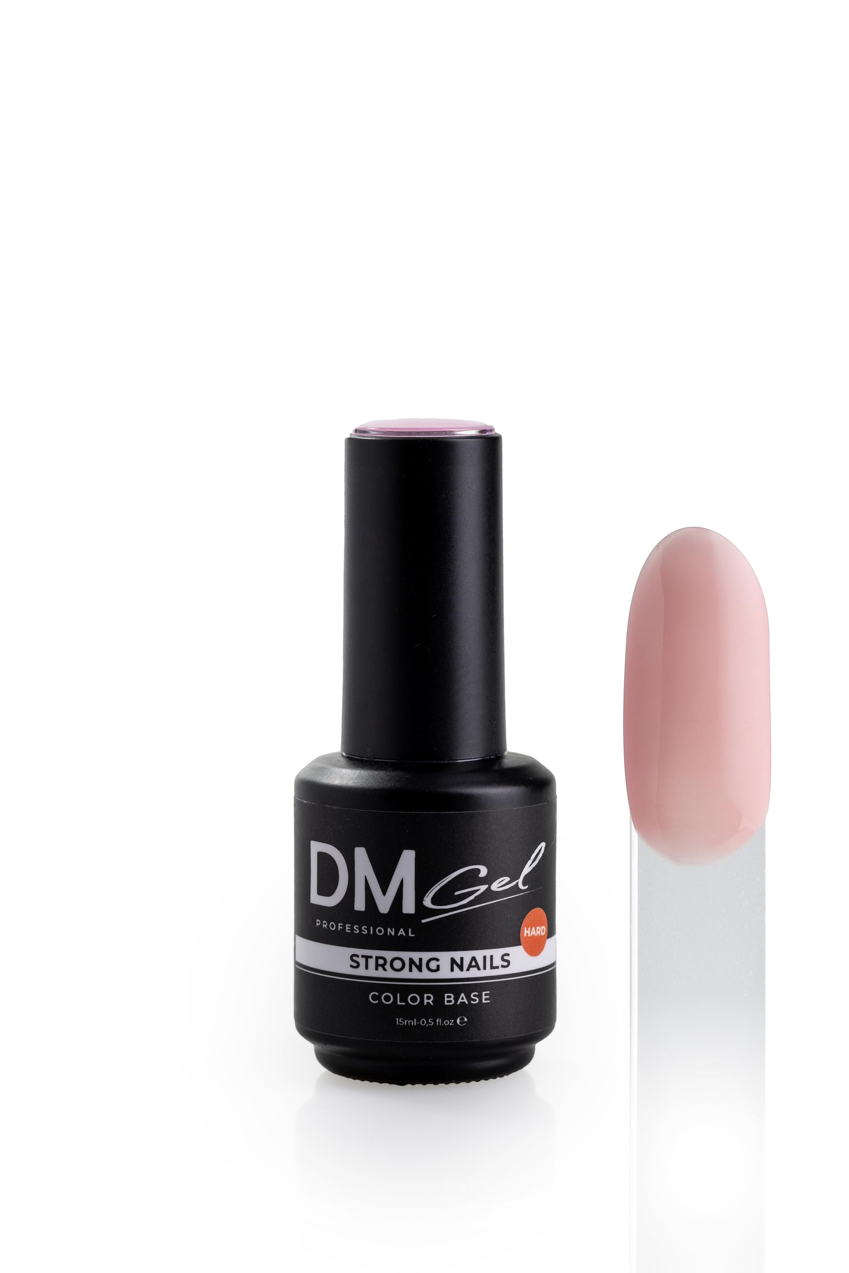 DM Professional Builder Nail Gel in A Bottle, LED Nail Lamp Cured Hard Gel Nail Strengthener BIAB, 15 ml (Nude Pink #007)
