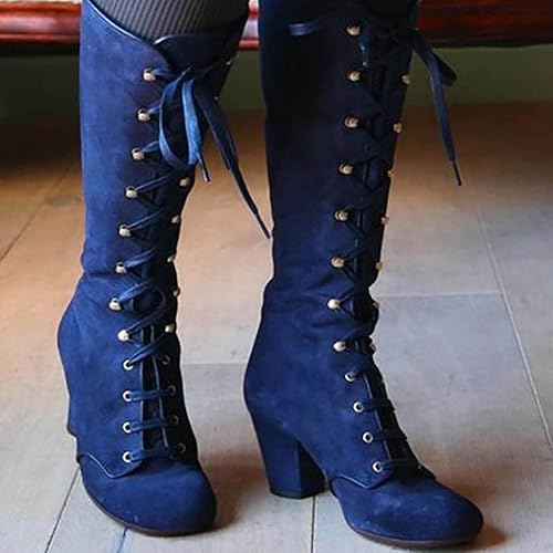 Yck-SAiWed Pirate Boots for Women Renaissance Vintage Viking
