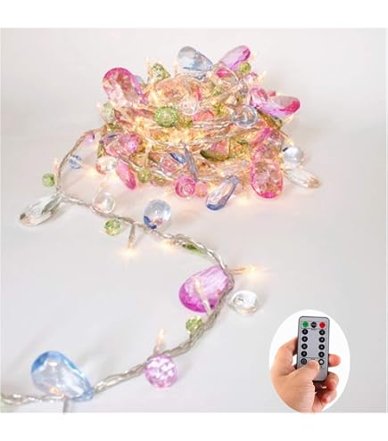 3D Mushroom Lamp Fairy Lights Cute Decorative Lights- Waterproof Battery Operated String Lights 20LED 7ft With Timer Dimmer- Mushroom Décor For Outdoor Garden Patio Balcony Christmas Wreath Decor
