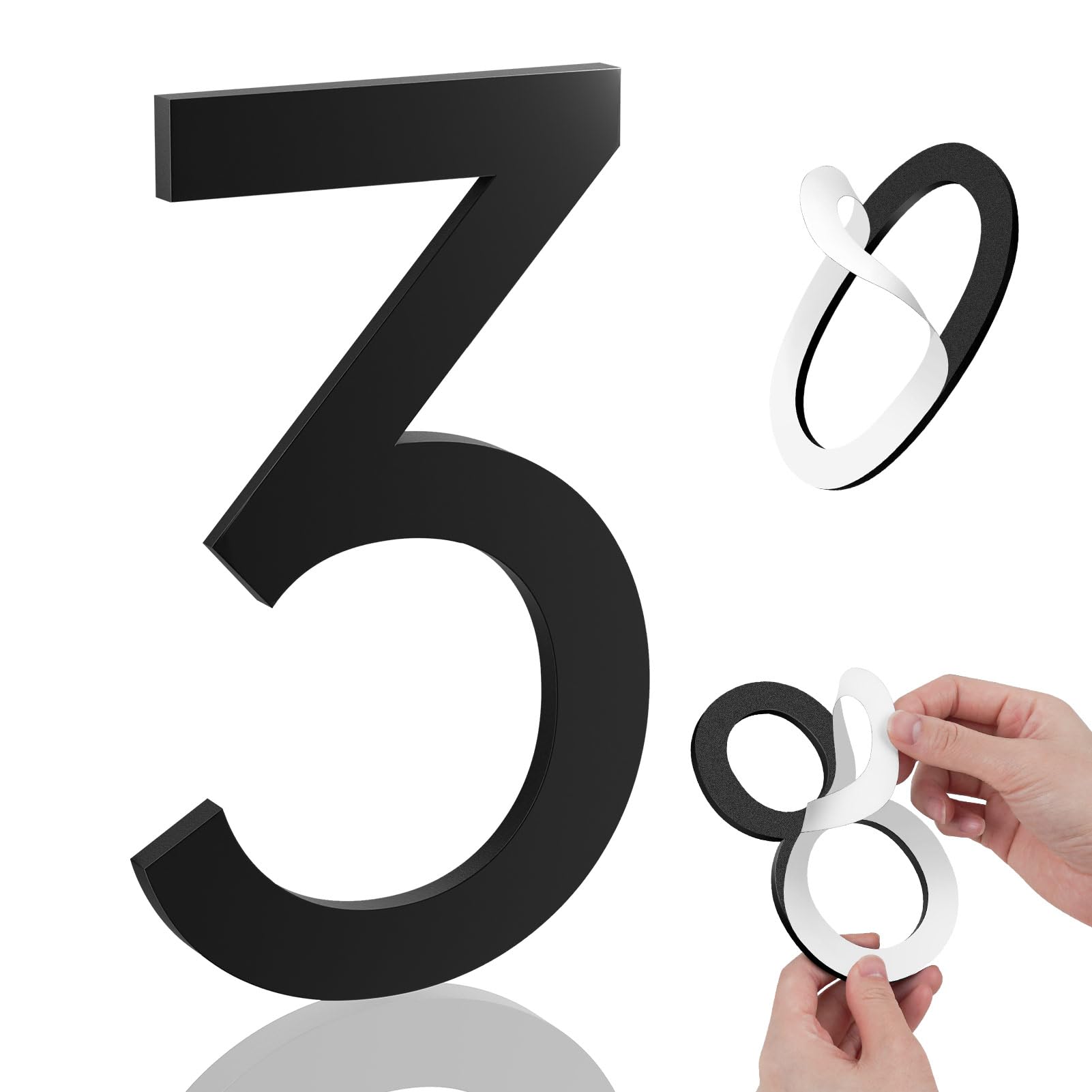 8 Inch House Numbers, Self-adhesive House Number