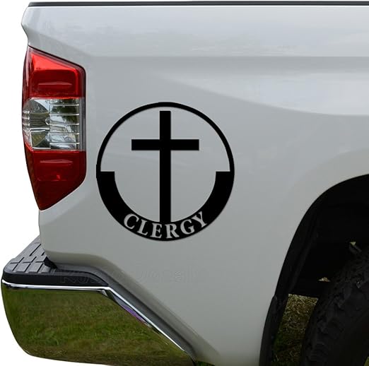 Rosie Decals Christian Clergy Church Die Cut Vinyl Decal
