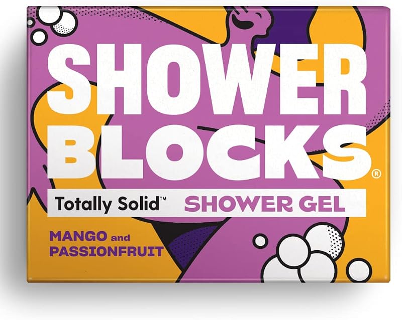 Shower Blocks Mango & Passionfruit Solid Shower Gel Bar 100 g