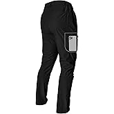 Men's Hiking Cargo Pants Lightweight Quick-Dry Waterproof Stretch Work Fishing Travel Outdoor Pants with 6 Pockets