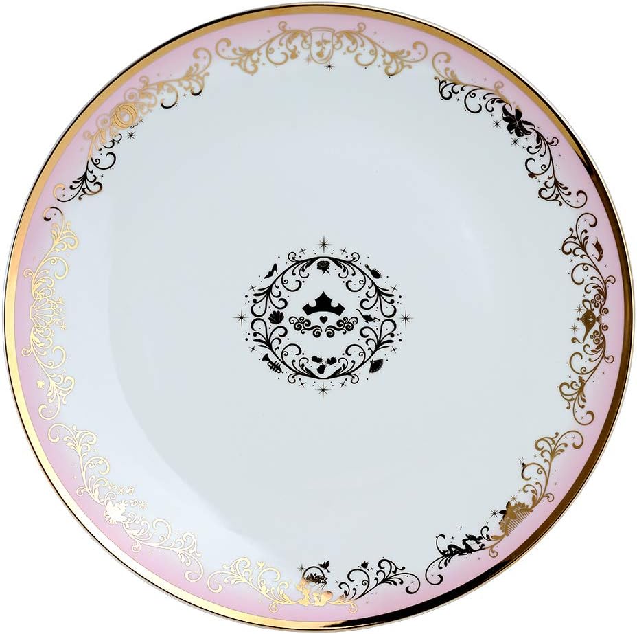 Disney Princess 16" Porcelain Serving Platter with Gold Detail