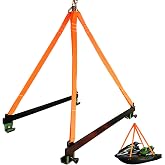 Watercraft Lift Sling 2800lbs Capacity 43'' Never Break Jet Ski Lift Sling | Steel Bracket with Anti Slip Strip,Thickened Polyester Lifting Suitable,for Personal Watercraft,PWC,Jet Ski