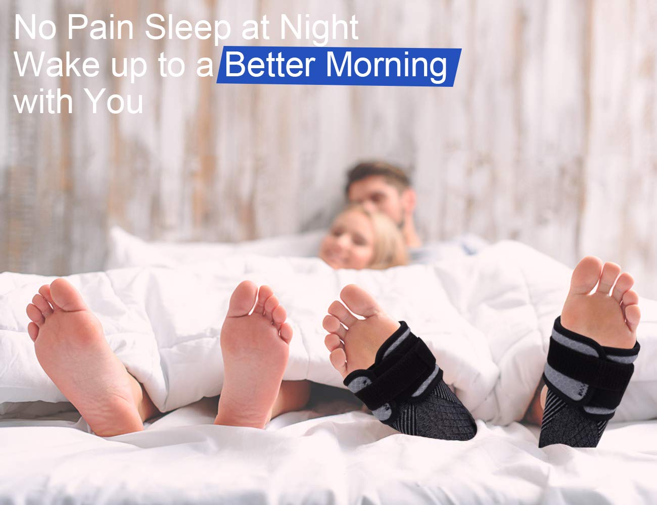 5D-Mesh Plantar Fasciitis Night Splint Foot Drop Orthotic Brace with Plantar Fasciitis Socks & Foot Massage Ball for Effective Relief from Plantar Fasciitis pain, Achilles Tendonitis and Arch Foot Pain: Industrial & Scientific
