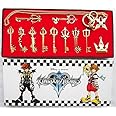 XCOSER Kingdom Hearts Keyblade Sora Weapon Keychain Pendant for Collection for mens Golden 12pcs