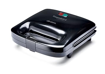 Ariete Toast & Grill Compact 1982 - Sandwichera y plancha, 2 Indicadores Luminosos, Color