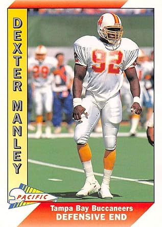Amazon Com 1991 Pacific Football 655 Dexter Manley Tampa Bay