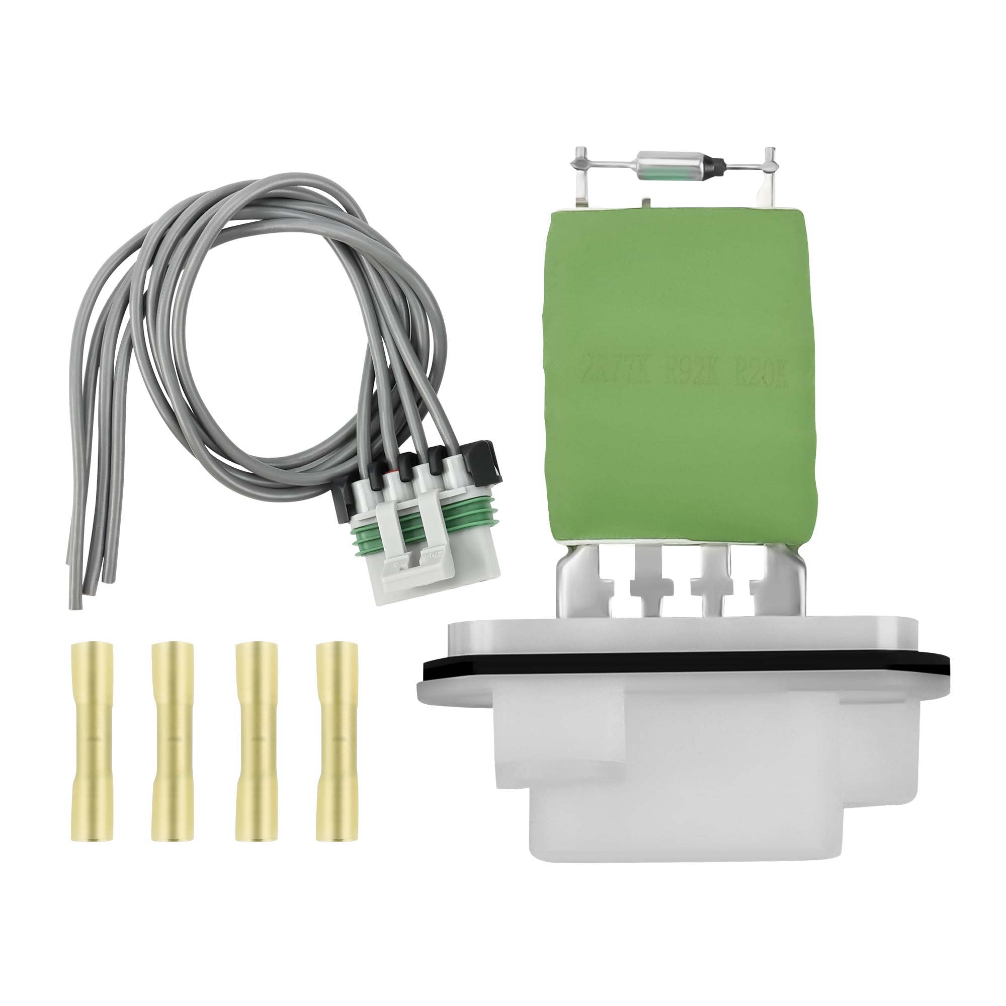 Photo 1 of A-NAFTULY 973-434 HVAC Blower Motor Resistor Kit Compatible with 2004-2012 Chevy Colorado, 2004-2012 GMC Canyon, 2003-2006 Chevy SSR Replaces 15218254