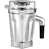 IVTCTV 64oz Stainless Steel Container for Vitamix Blenders | Replacement blender pitcher Compatible With Vitamix 5200, 5000, 6300, Vm0103, Vm0197, E310, A2500 Etc.