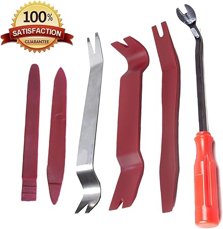 Amazon 内張りはがし パネルはがし クリップクランプツール ハンディリムーバー 内張りはがし 内装剥がし パネル外し 内張り外し工具 自動車整備工具 車メンテナンス 6pcs 剥がし工具 内張りはがし クリップクランプツール 車 バイク