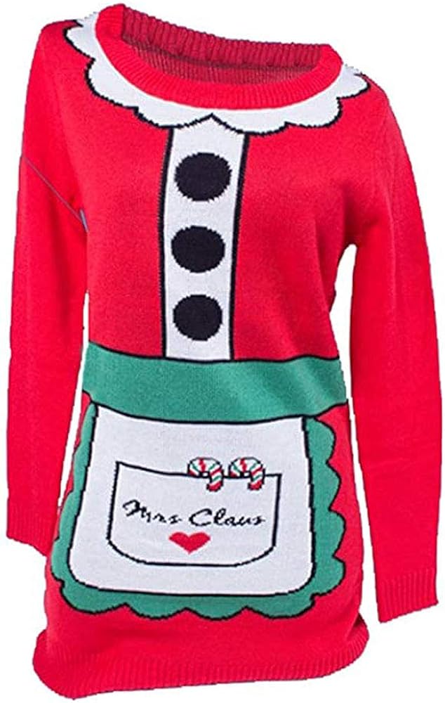 Z&S Christmas Mrs Claus Ladies Womens Novelty Christmas Xmas
