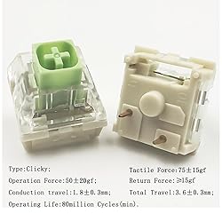 Zjmehty Kailh Box Jade Switches for Mechanical