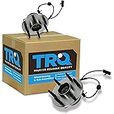 TRQ 2 Piece Front Wheel Bearing & Hub Assembly Set Compatible with 2003-2005 Chevrolet Astro GMC Safari