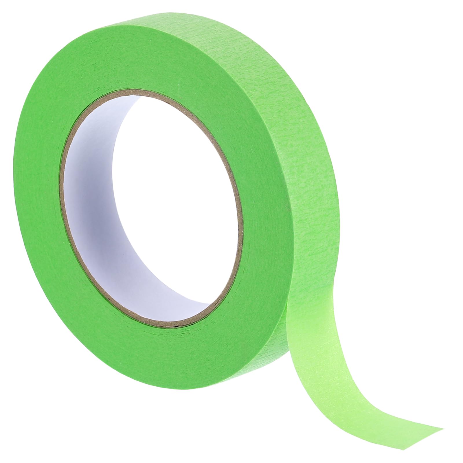 Rebower Masking Tape Green Painters Tape Paper Tape [for Crafts DIY Walls Painting Packing Automotive Home Decoration Teaching]- 1 Inch x 60 Yards/1 Roll