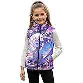 Bulopur Girls Fleece Vest Kids Polar Fleece Zipper Vest Jacket Sleeveless Stand Collar Vests Waistcoat Winter Outwear