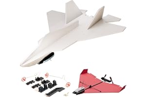 POWERUP The 4.0 F-22 Raptor® Foam Jet Kit. DIY Smartphone-Controlled Plane. Outdoor STEM Kit for Hobbyists, Pilots, & Tinkerers. DIY Project for Kids, Teens & Adults. Licensed by Lockheed Martin®