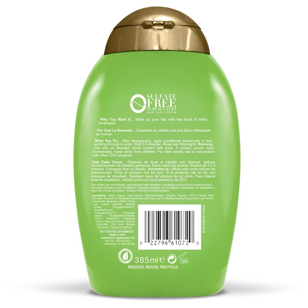 OGX Extra Strength Refreshing Scalp + Tea Tree Mint Scalp Treatment, 4 Ounce: Beauty