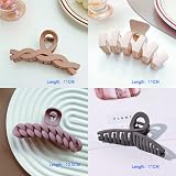 Lemiyoo 10 Pcs Matte Hair Claw Clips Large Medium Small Thick Thin Hair Women view 3