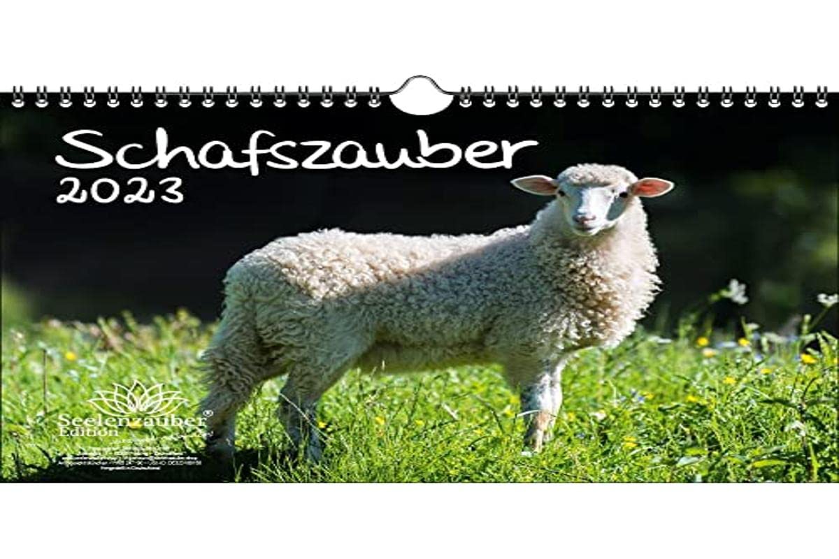 Schafszauber DIN A4 Calendar for 2023 Sheep and Lambs Seelenzauber