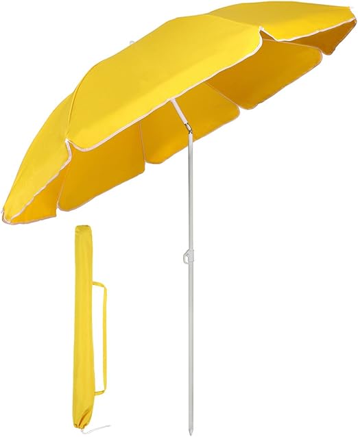 Sekey® Ø 5.2ft / 1.6m Garden Parasol Umbrella Outdoor Sun Shade for