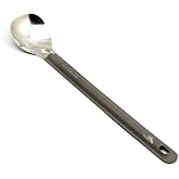 TOAKS Titanium Long Handle Spoon with Polished Bowl