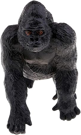 Amazon P Prettyia プラスチック製の野生のジャングル動物モデル図雄サイ雄ライオン家の装飾品 ゴリラ プラモデル 通販