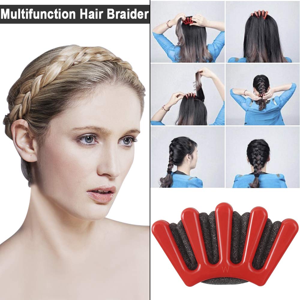 Hair Styling Accessories Kit Fashion Hair Design Styling Tools Magic Simple Fast Hair Braid Tools DIY Hair Accessories for Women and Girls (12 Styles): Beauty