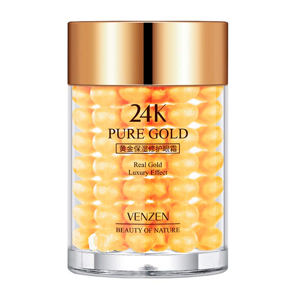 VENZEN 24K Gold Eye Cream Real Luxury Effect Nourishment Hydrating 30g