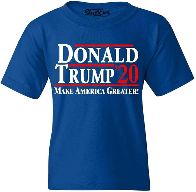 Amazon.com: shop4ever Donald Trump 2020 Youth's T-Shirt Youth X-Small