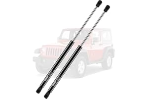 VEPAGOO 2 Rear Window Glass Lift Supports Springs Struts Shocks 4249 for Jeep Wrangler 1997 1998 1999 2000 2001 2002 2003 2004 2005 2006