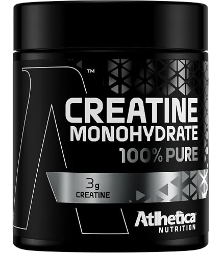 CLEMITRA athlete 健康アクセサリー 黒 Creatina 100% Pure (100g), Atlhetica Nutrition : Amazon.com.br