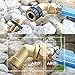 3/4 Inch Garden Hose Quick Connector Fittings Value Pack Quick Release Hose Connect for RV Water Hose and Spray Nozzle