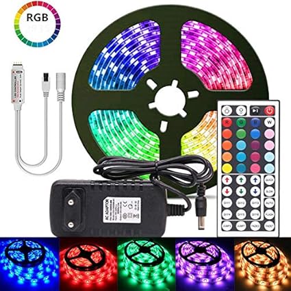 16.4 Pies Rgb Luces Led Luces De Habitación Que Cambian De Color Neón