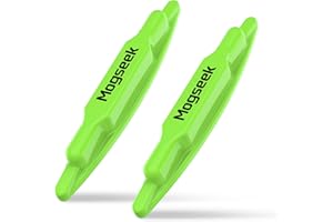 MOGSEEK 2 PCS Magnetic Stud Finder, No Batteries Required, Stud Finder Easy to Locate Screws, Metal Studs and Nails, Nail Locator for Drywall and Wood (Green)