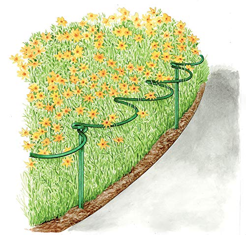 cozyou 2-Pack Half Round Garden Plant Support Ring Hoop, 7.9" Wide x 13.8" High - Thumbnail 5